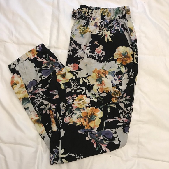 Buffalo David Bitton Pants - Buffalo David Bitton floral joggers